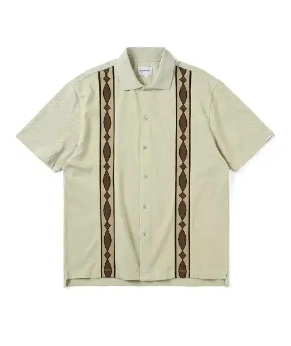 디스이즈네버댓 button up polo s/s ivory