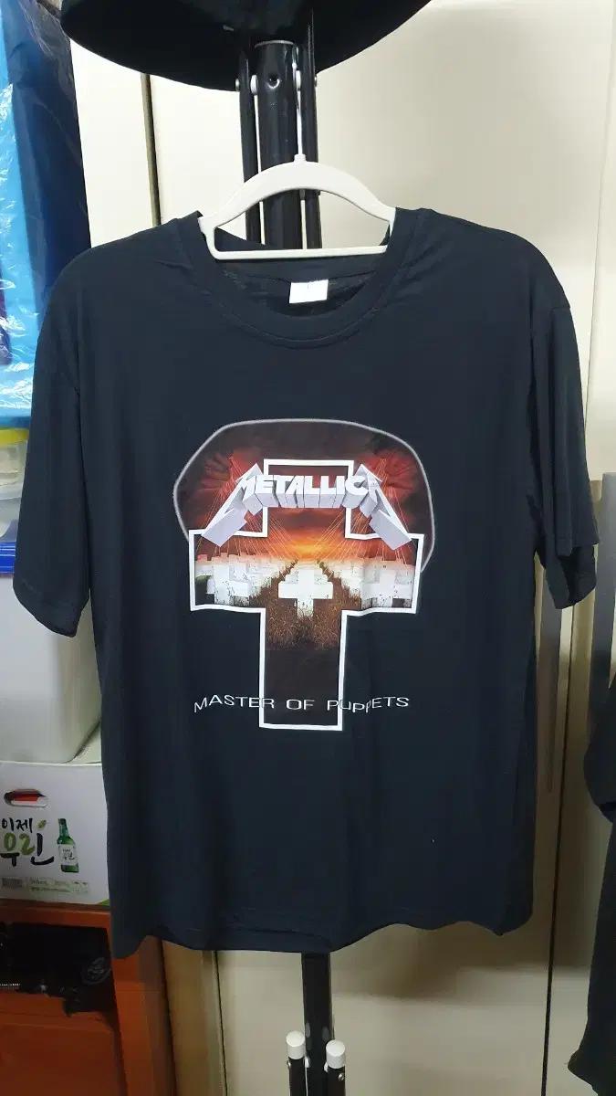 새상품)metallica - master of puppets 반팔양면티L