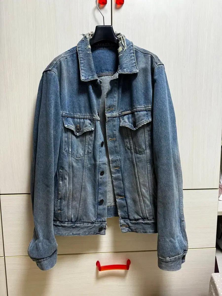 오프화이트 그라데이션 청자켓 xl