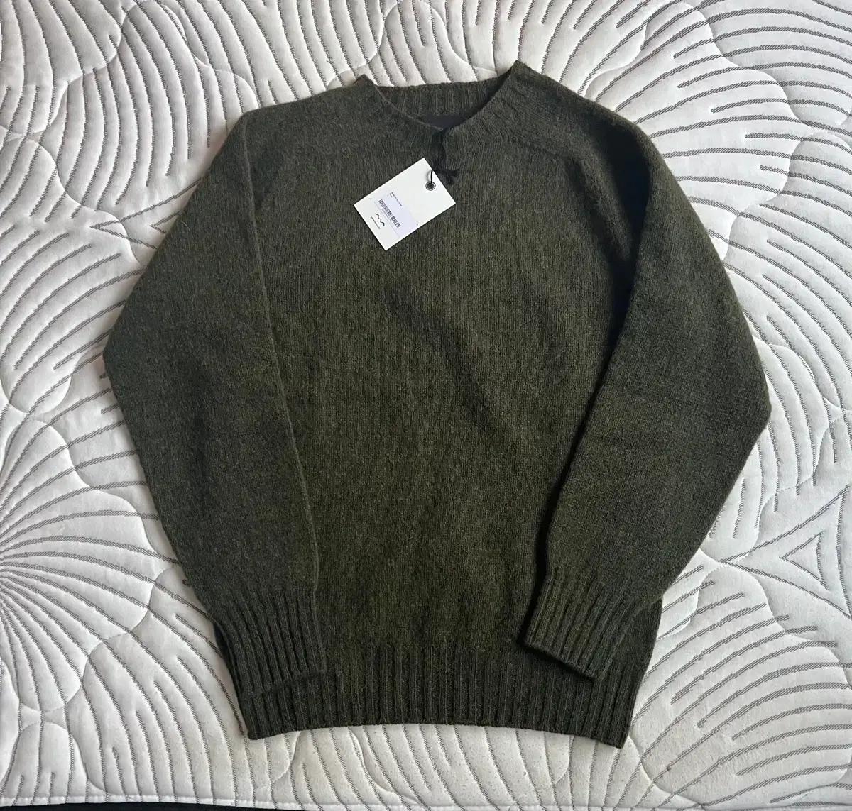 하울린 쉐기독 니트 모스 그린