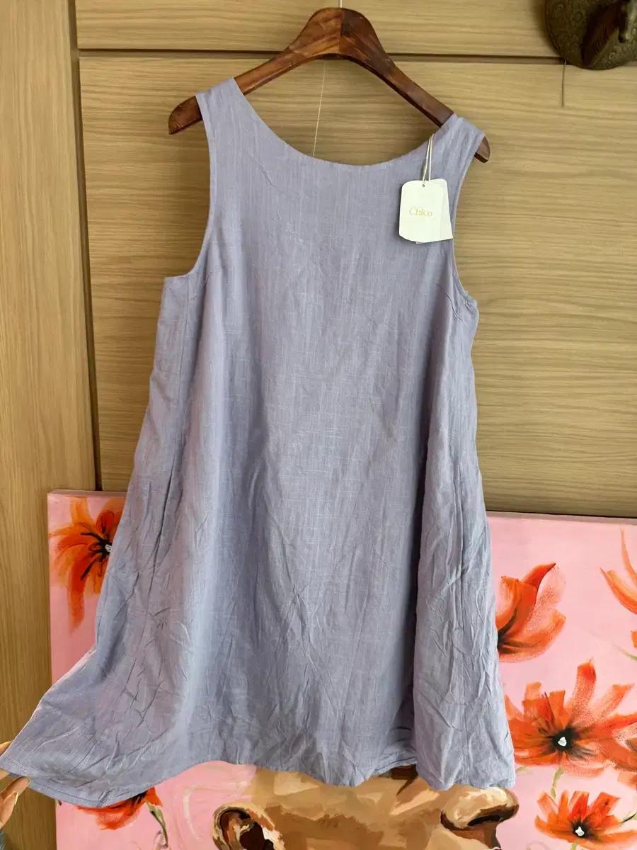 일본빈티지원피스 파스텔리넨미니원피스