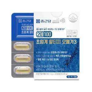 종근당 20100초임계 알티지 오메가3 883mg x 30캡슐