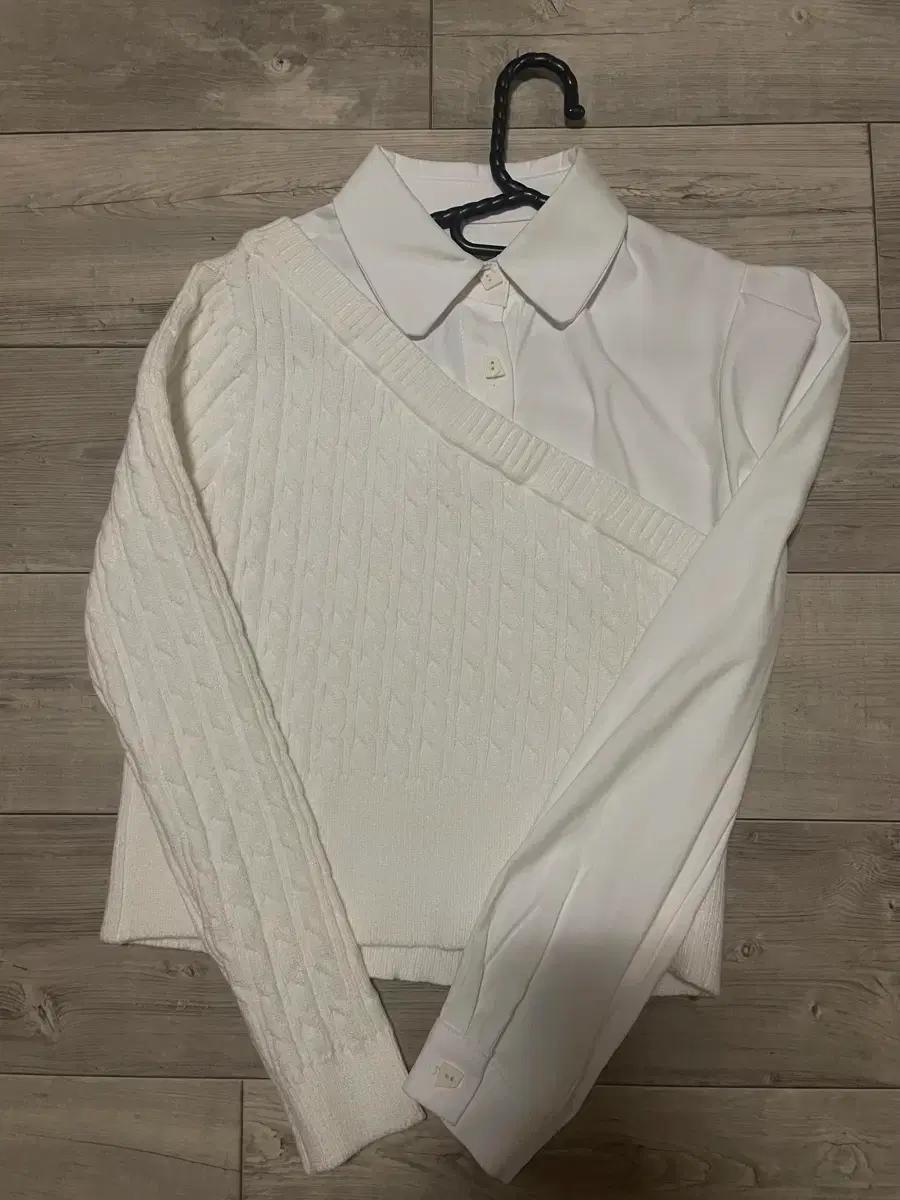 봄 니트 여성 카라 크롭 니트 블라우스 봄 가을 겨울