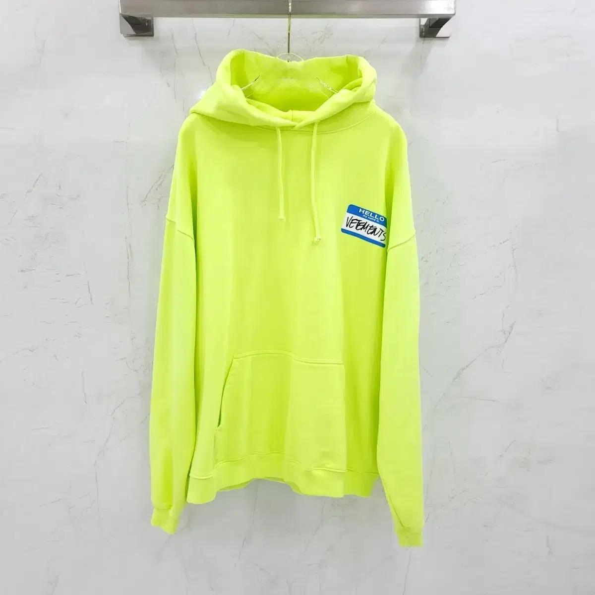 XS / 베트멍 헬로마이네임 오버 후드티