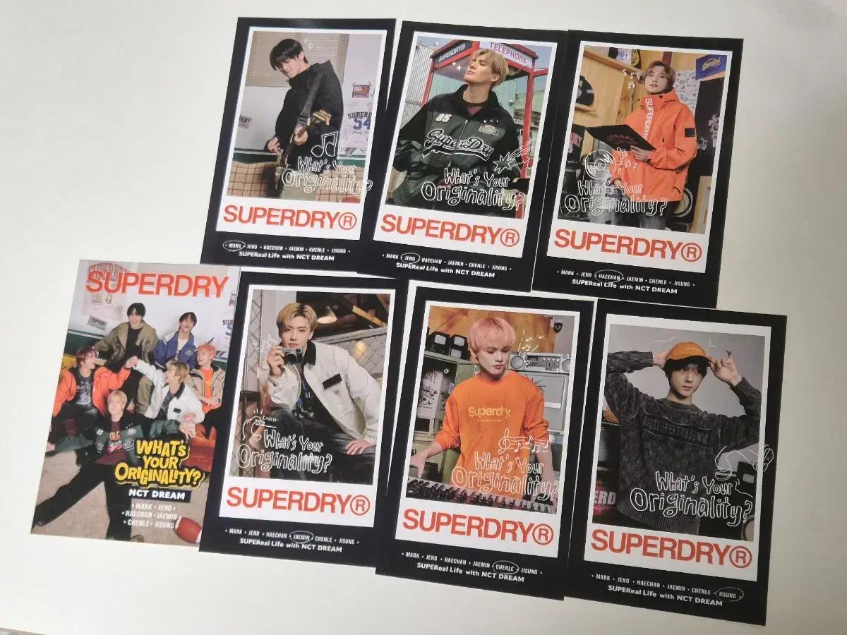 엔시티드림 슈퍼드라이 superdry 엽서 양도
