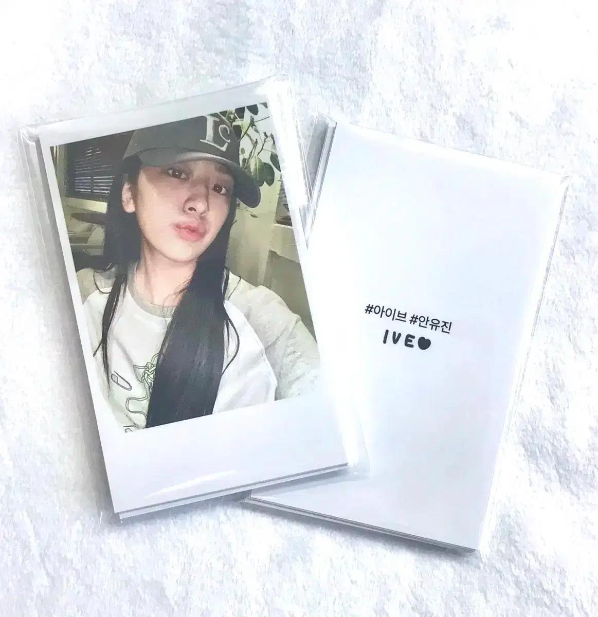 (4+1)아이브 안유진 필름형식 포카 비공굿 판매 랜박 판스