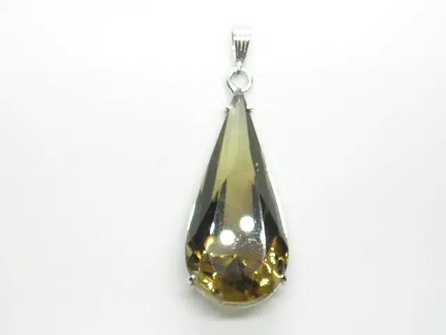 925 천연 최상급45ct smoky quartz(연수정) 팬던트