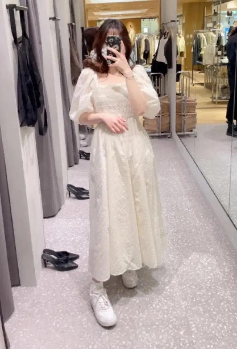 일본브랜드 moussy 레이스 원피스