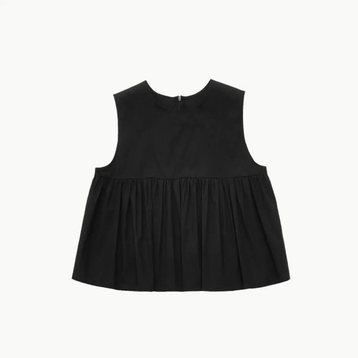 아모멘토 cotton two-way shirring top