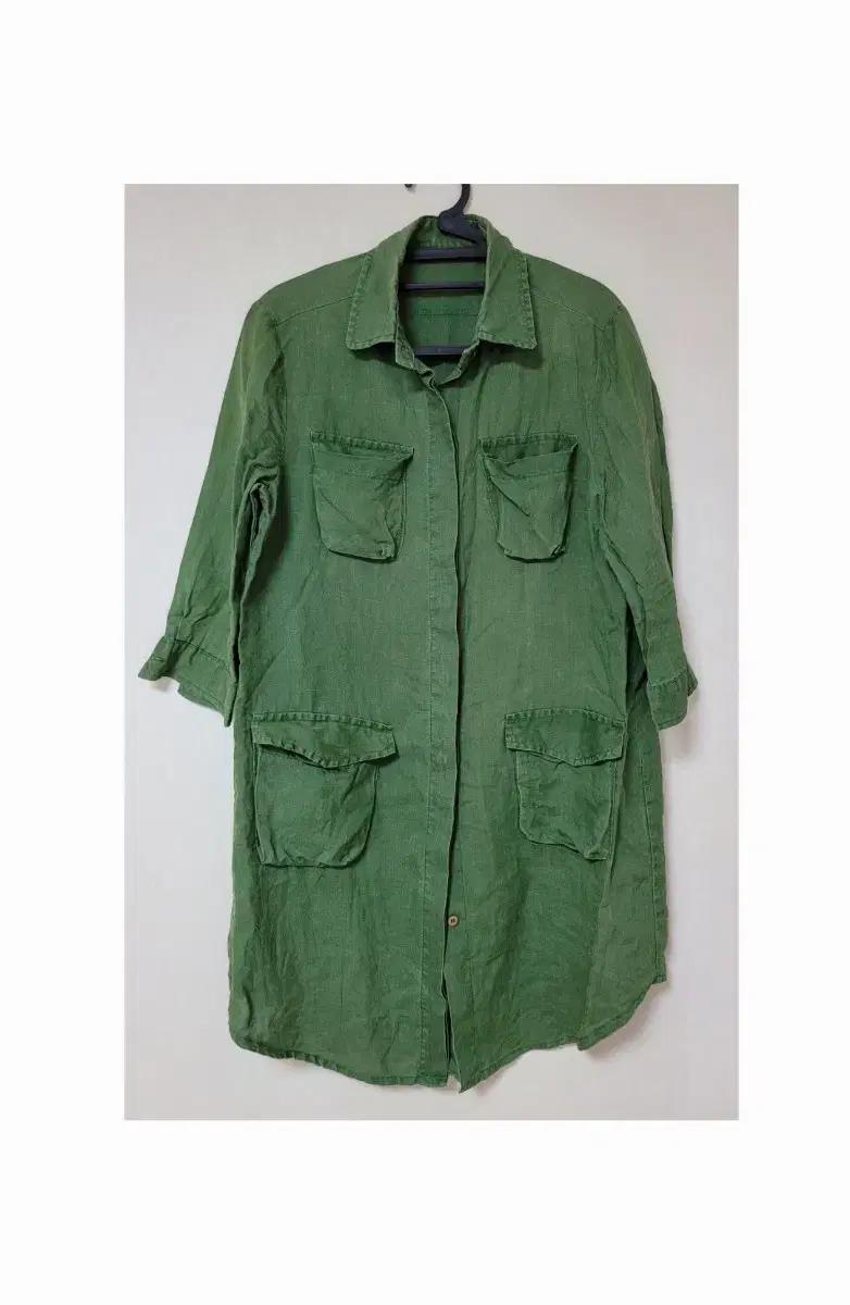 여름 블라우스 셔츠 원피스 그린 모리걸 st