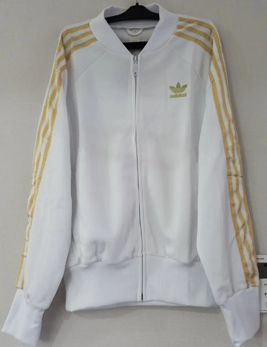 새상품급 아디다스 유로파 화이트골드 흰금 트랙탑 저지 져지집업 95/M