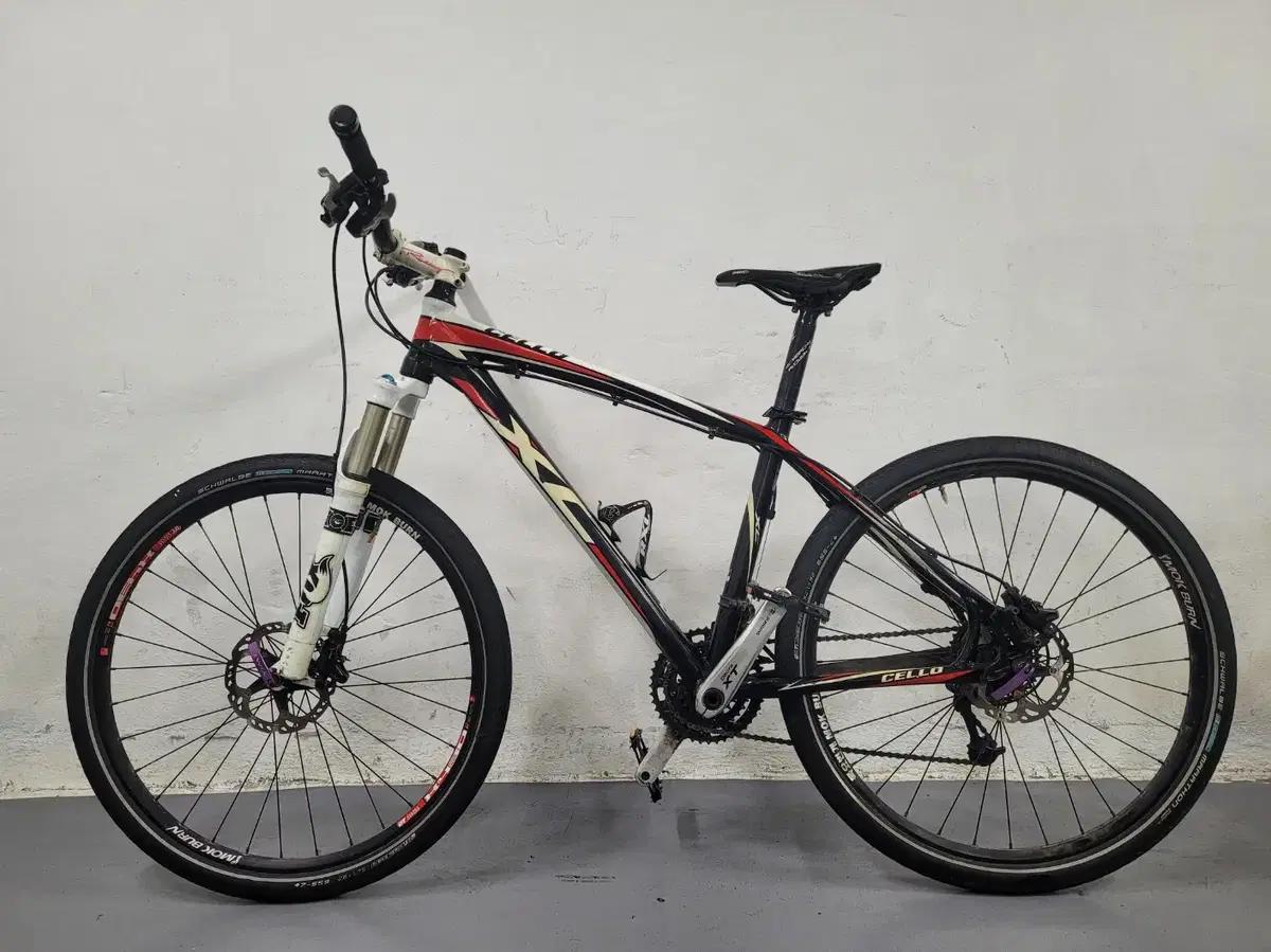첼로 xc 60 xtr 27단 mtb 자전거 + dt 스위스 x430 휠