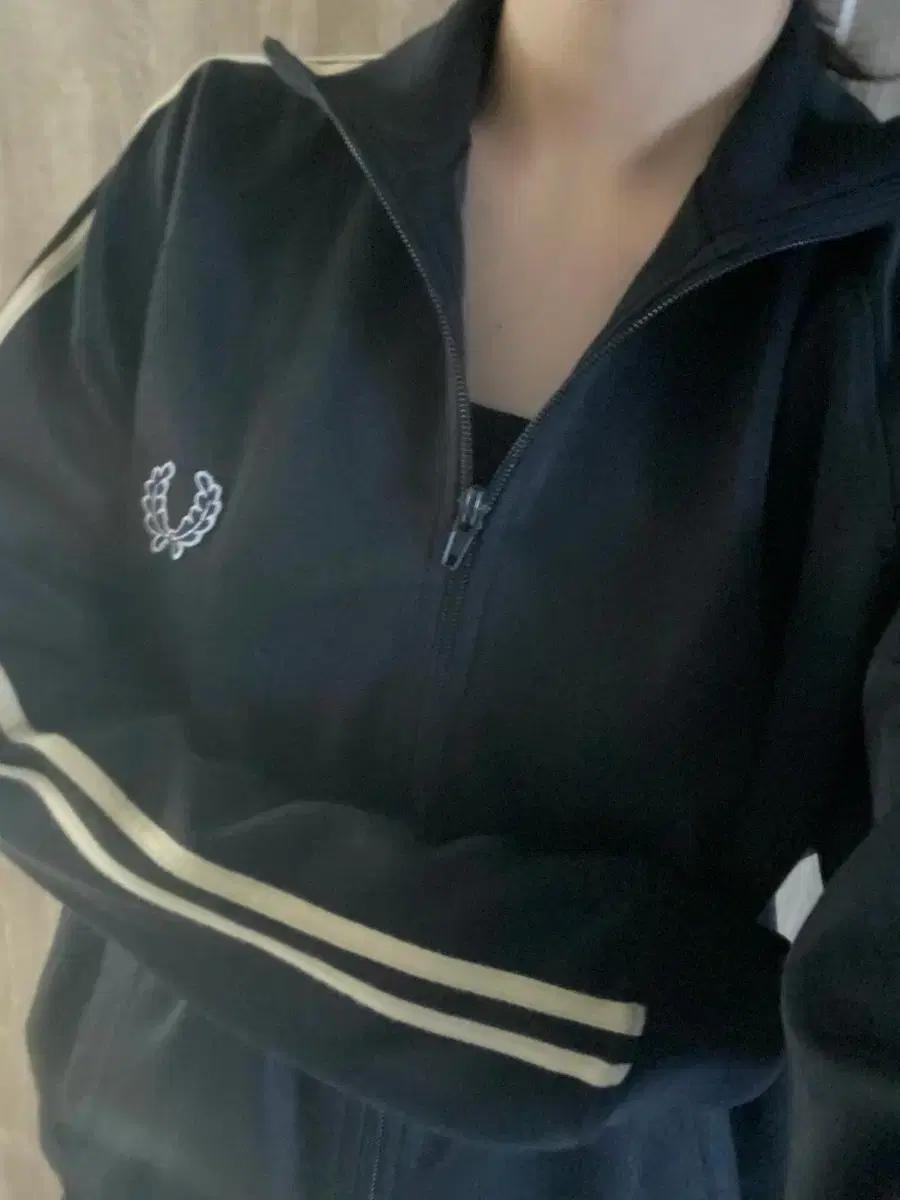 빈티지 져지 트랙탑 프레드페리