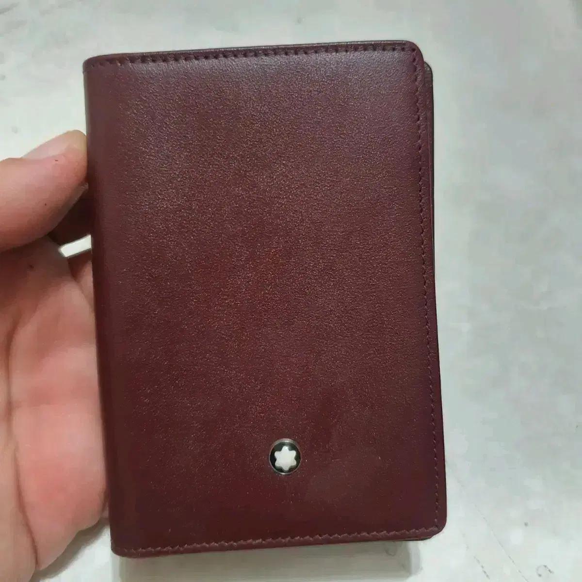 정품 몽블랑 카드지갑