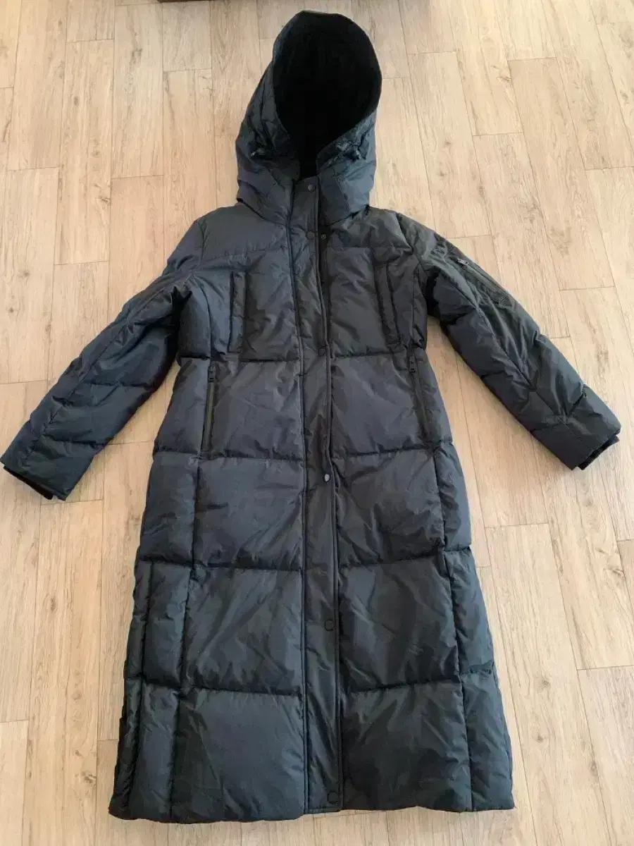 앳코너 여성 후드 다운롱패딩코트