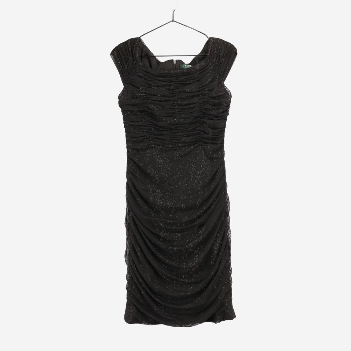 [8P]폴로 랄프로렌 블랙 스팽글 파티 드레스 원피스(SW2403)