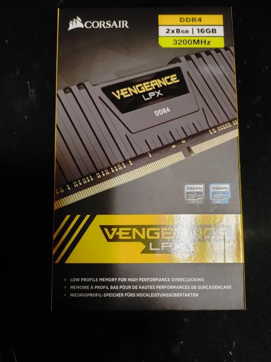 케세어  벤전스 lpx 16gb 2x8 ddr4 3200 미개봉