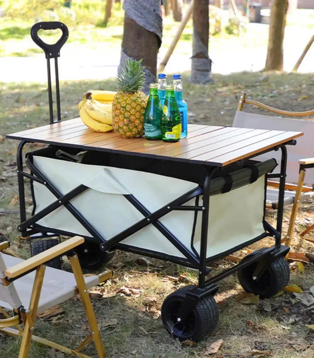 새상품 캠핑웨건상판 캠핑카트테이블 알루미늄