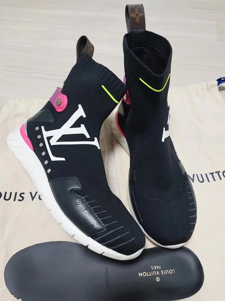 (정품)새상품 루이비통 로고 큐빅 삭스 러너 여성 스니커즈 신발