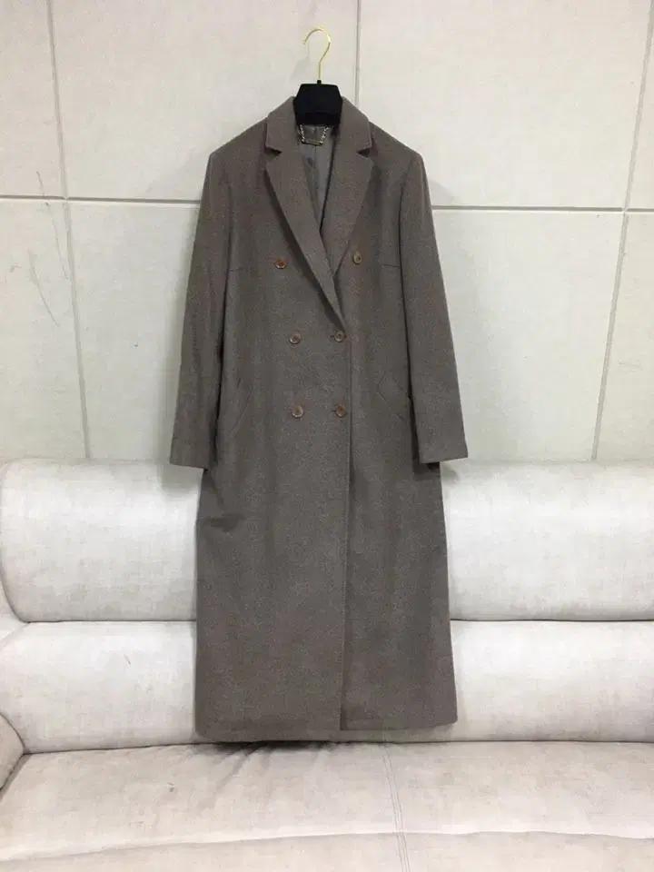 GOBI 고비(정품)캐시미어100% 핸드메이드 더블단추 캐시미어롱코트