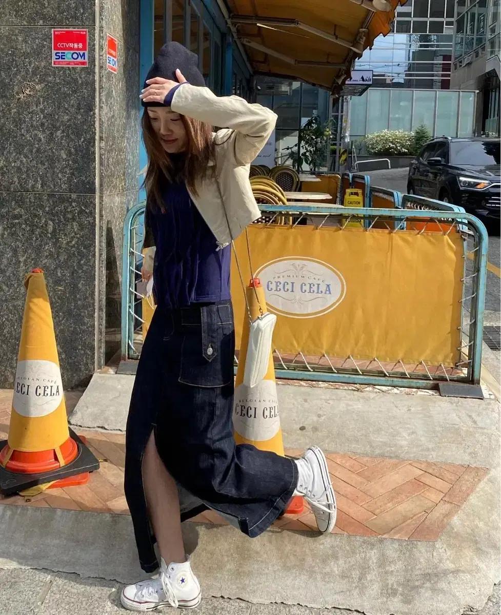 마뗑킴 데님스커트