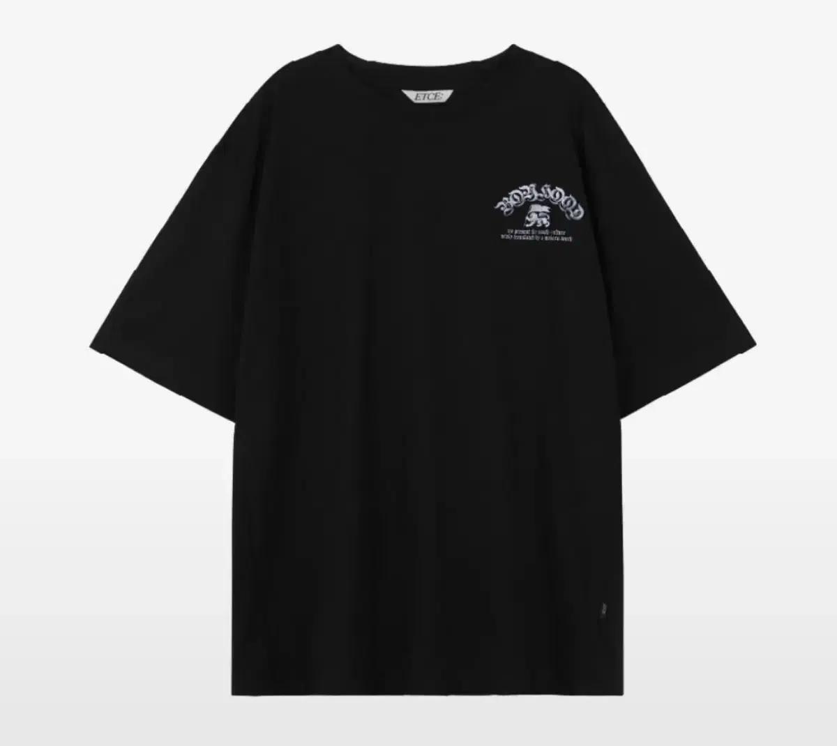 ETCE 반팔 BOY HOOD T-SHIRT (BLACK) M