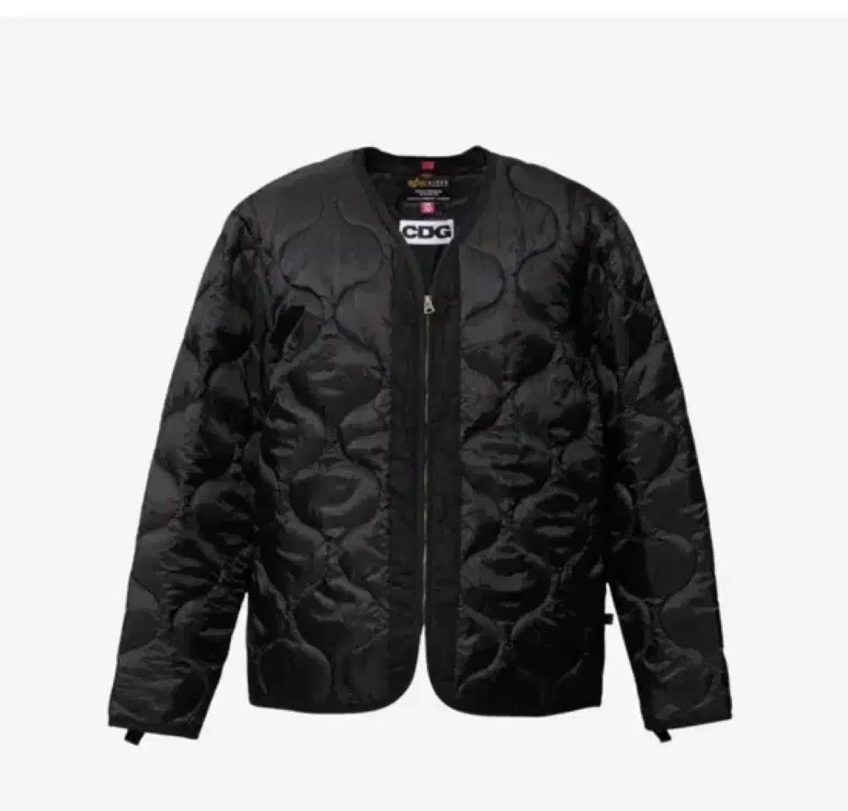 CDG x 알파 인더스트리 라이너 자켓 블랙