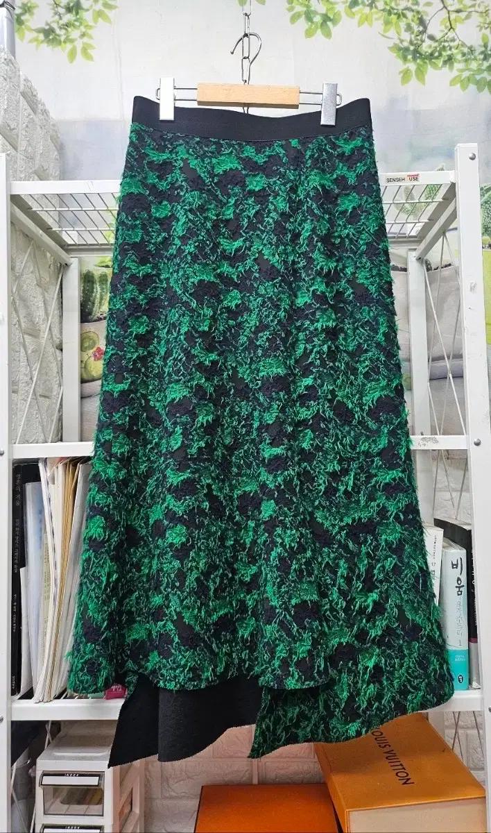 랑방 컬렉션 롱스커트 가을 겨울 밴딩 여성치마 25인치 WJ26