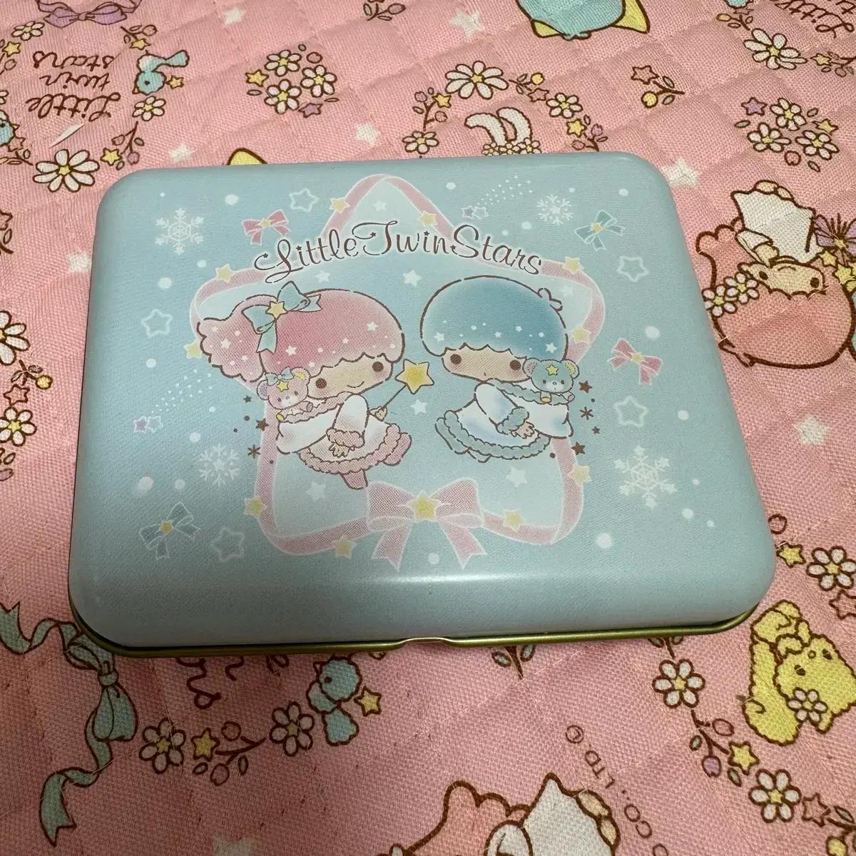 리틀트윈스타 키키라라 보관통 틴케이스