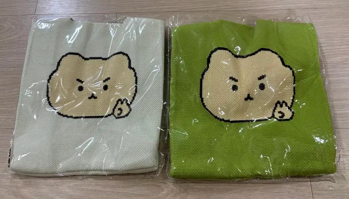 반택포) 아이소이 망그러진곰 니트백