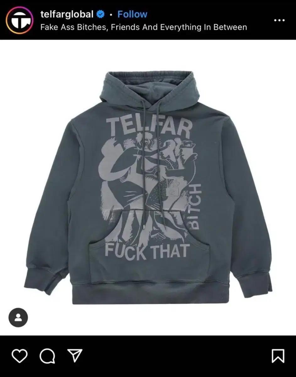 텔파 telfar 후드티 (L)