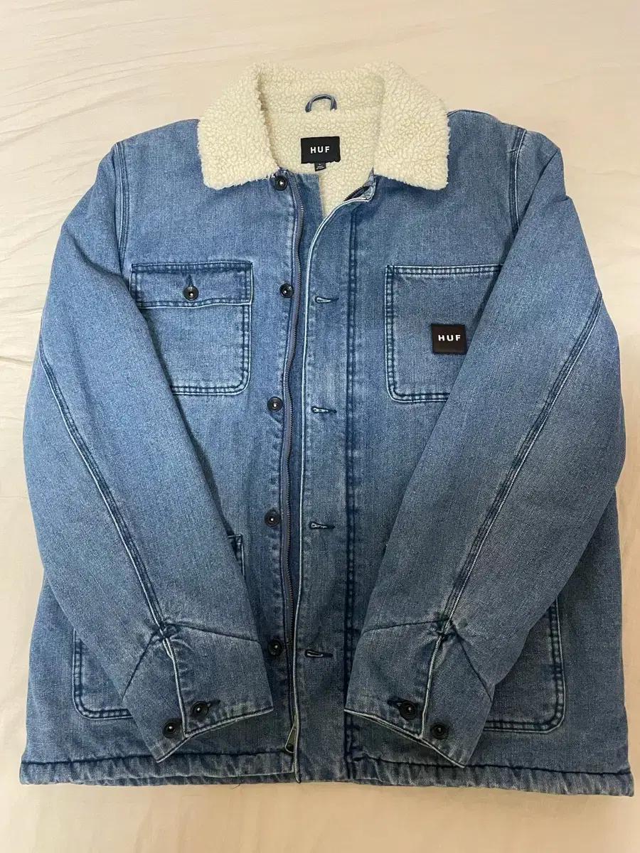 허프 쉘파 쉐르파 데님자켓 트러커 초어자켓 L