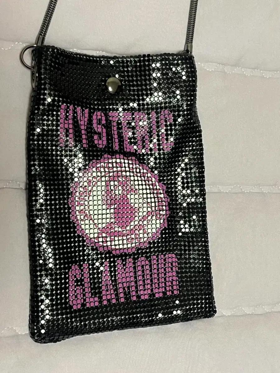 히스테릭글래머 비즈 크로스백