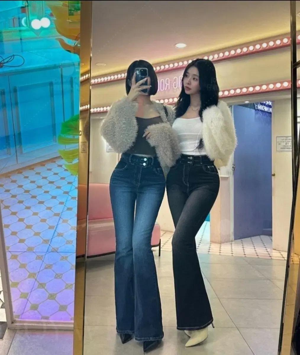 투벤부츠컷 여성 부츠컷 청바지 가을 겨울 데님 팬츠