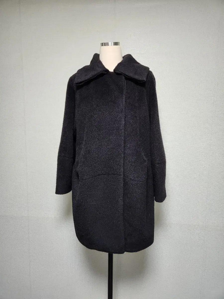 55 구호 KUHO 라마 울 100% 코트