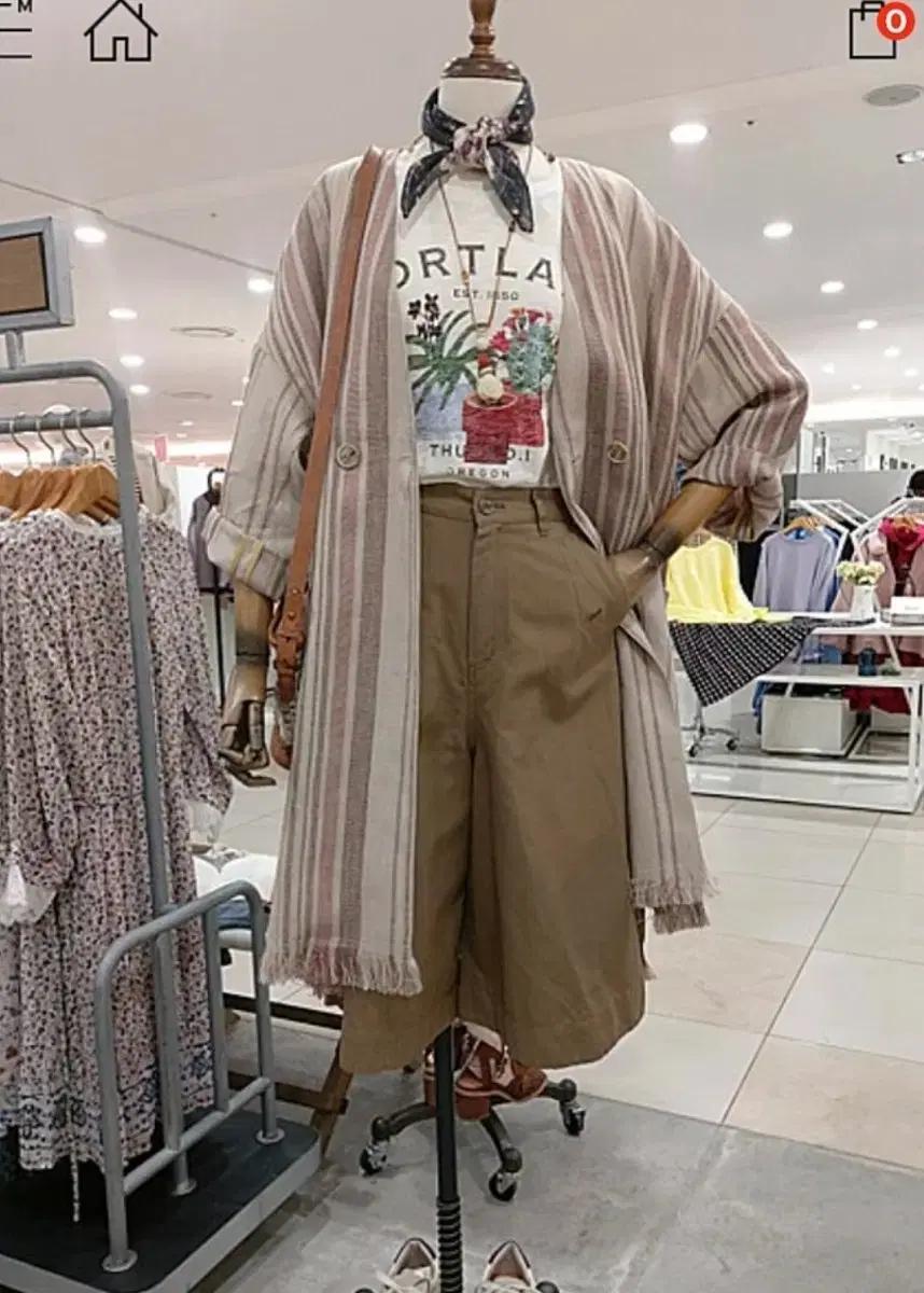 새옷 S ,M 린넨 로브 코트 써스데이아일랜드