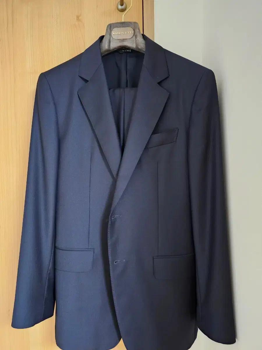 타임옴므 제냐 울 수트 다크네이비