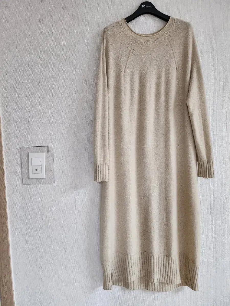 (H)캐시미어 롱니트원피스 66프리