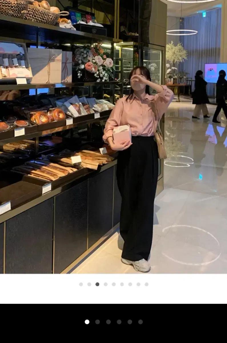 오이니 원핀턱 슬랙스 블랙