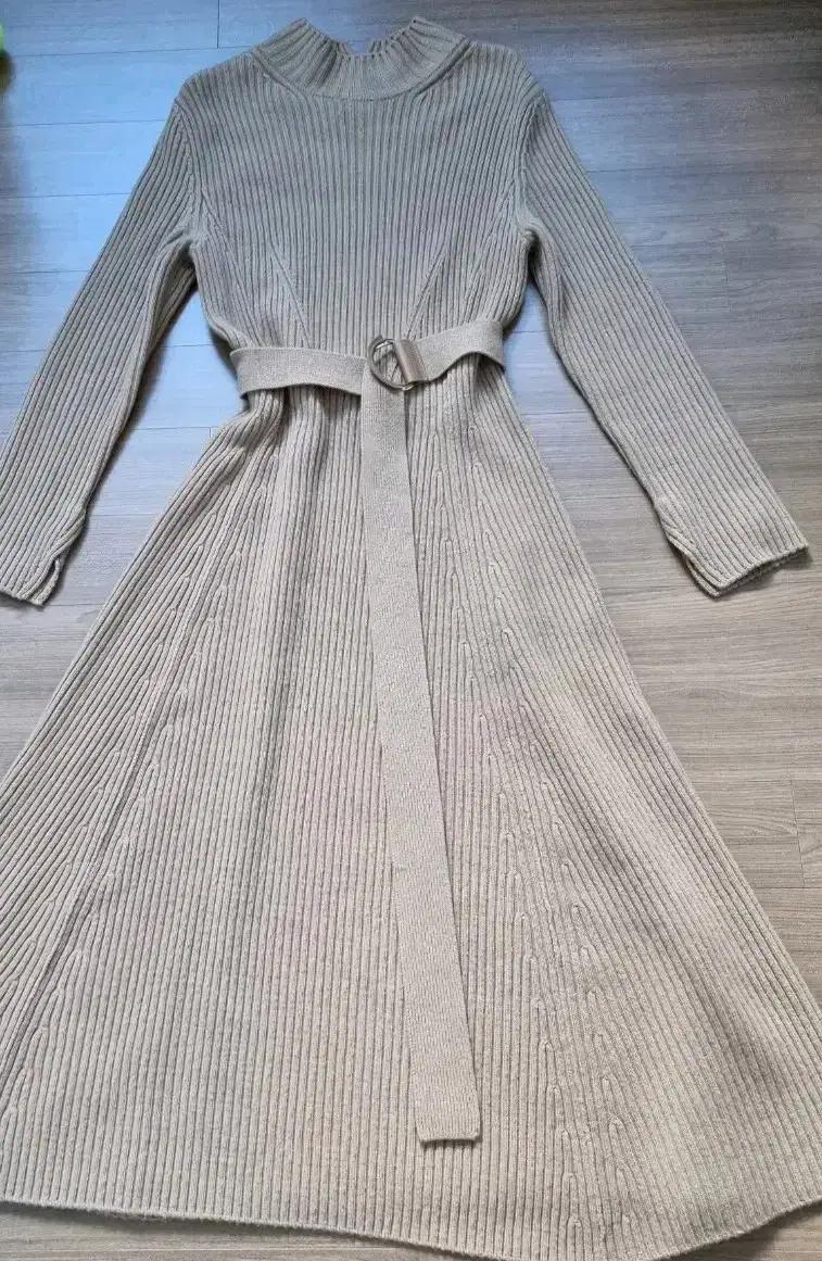 미샤 롱 캐시미어 니트 원피스 마인 타임 랑방 오브제