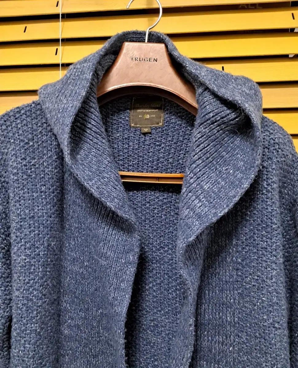 국내)써스데이아일랜드보카시롱가디건85S