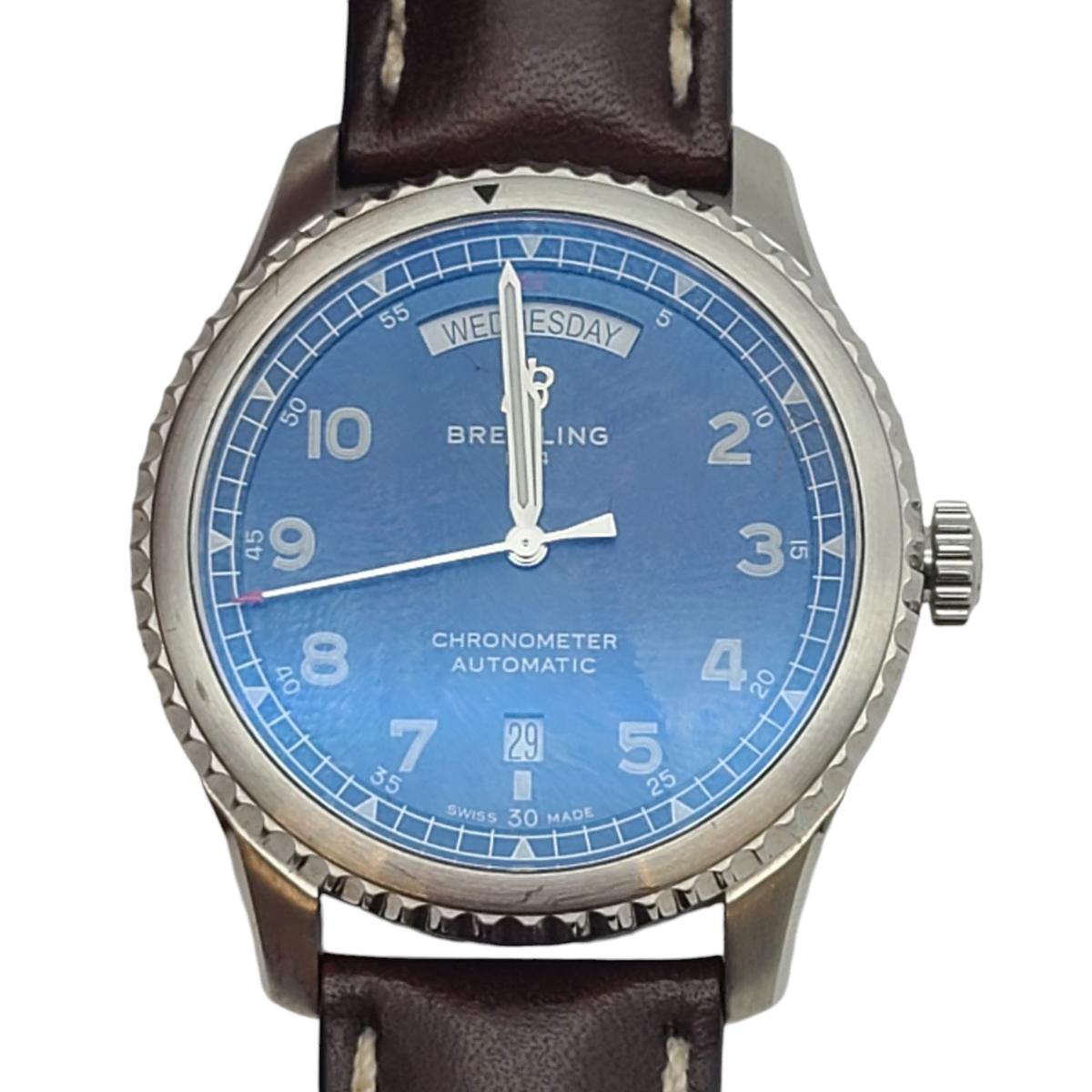 [41MM] 브라이틀링 에비에이터 8 데이데이트 시계 ETA110624