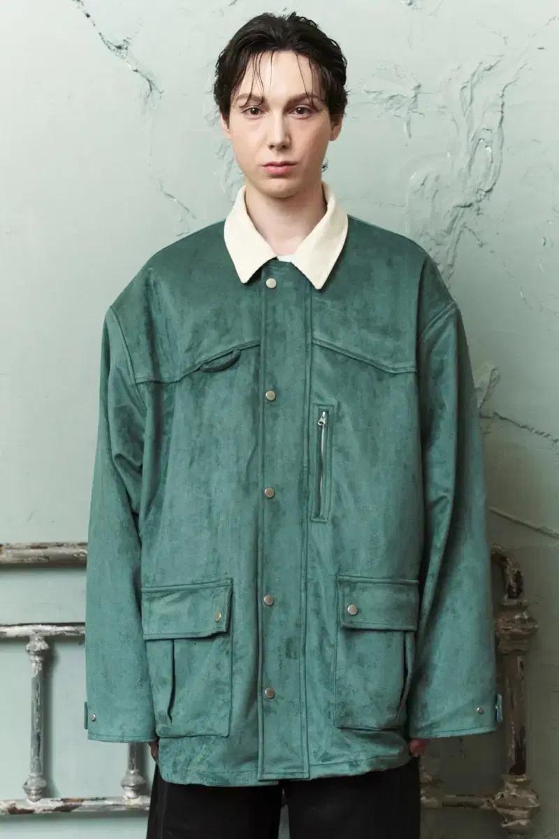 새상품 호노 리포트(hono report) 스웨이드 워크자켓