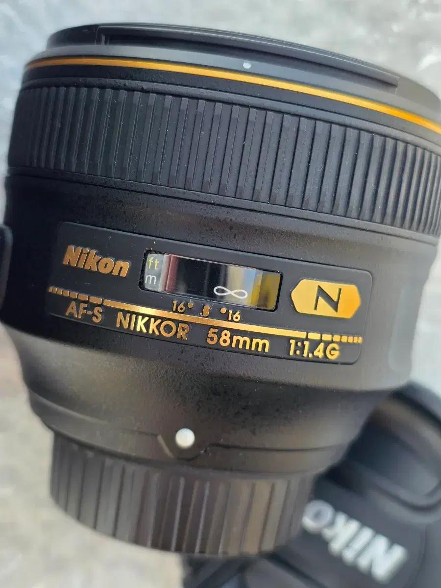 니콘 af-s 58mm f1.4g 58.4g 58n 58.4n 85n
