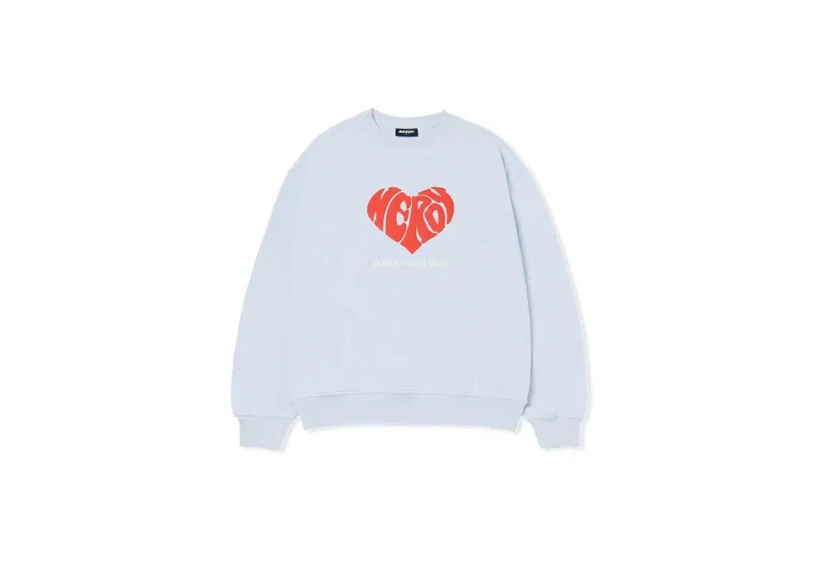 Nerdy 널디 수플레 스웻셔츠 스카이블루 M