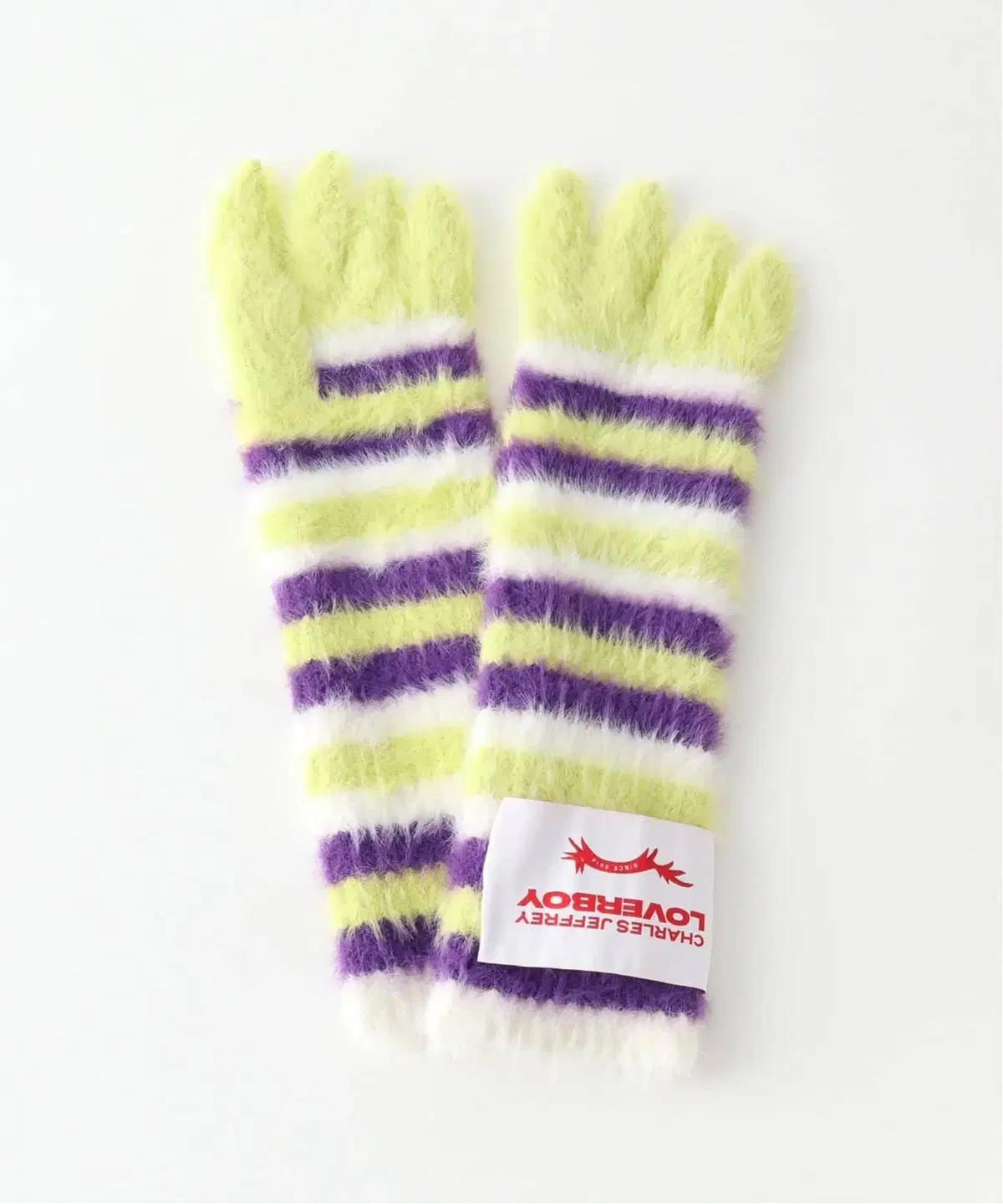 Charles Jeffrey Loverboy 스트라이프 장갑