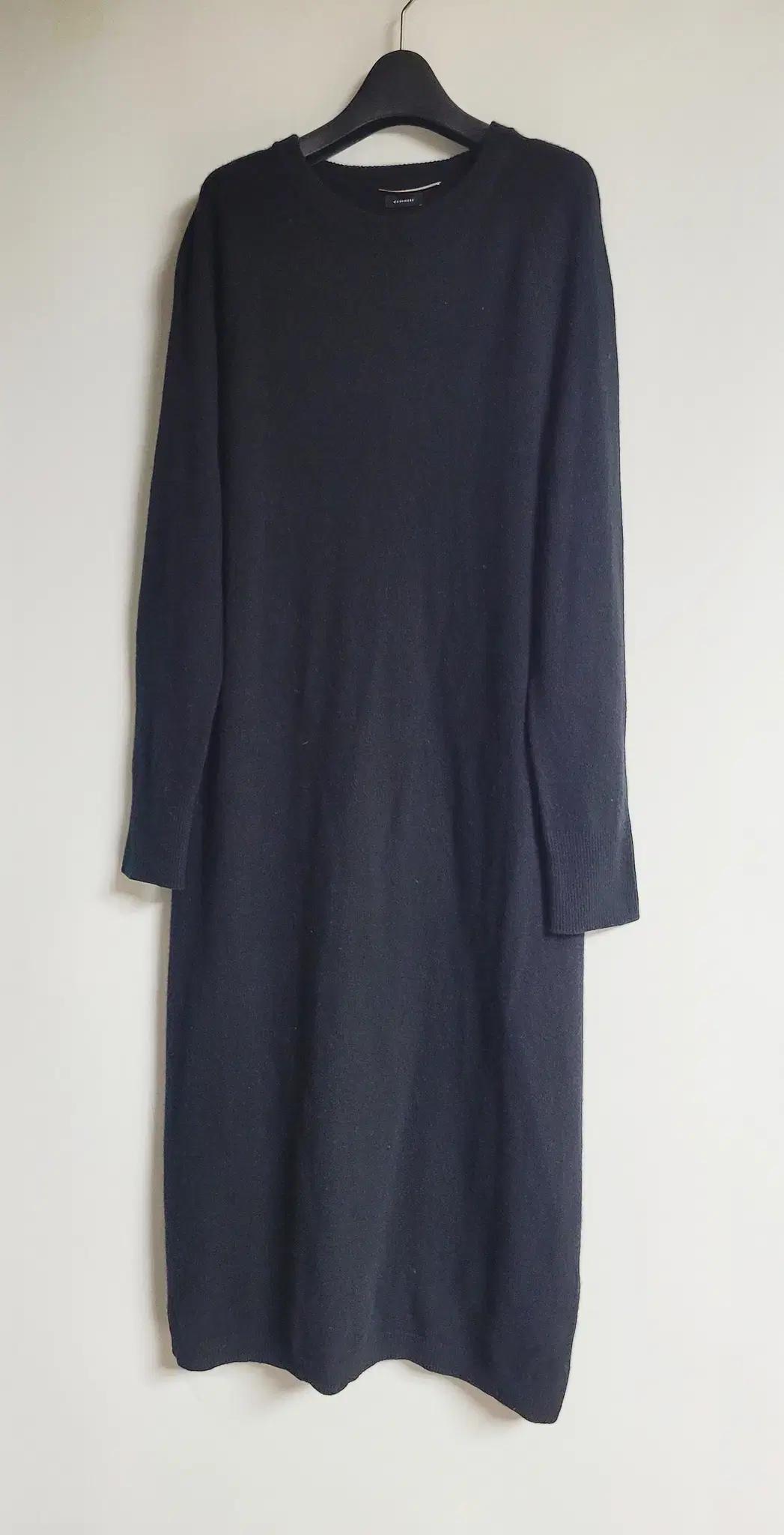 명품st디자인 블랙 캐시미어 롱니트원피스 상태극상 폴1045