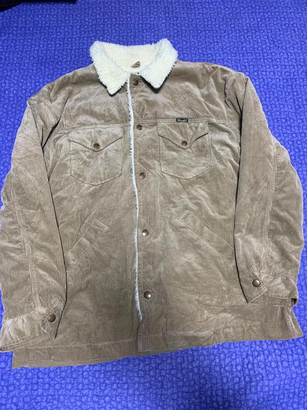 M)Wrangler x beams 랭글러x빔즈 코듀로이 쉐르파 자켓