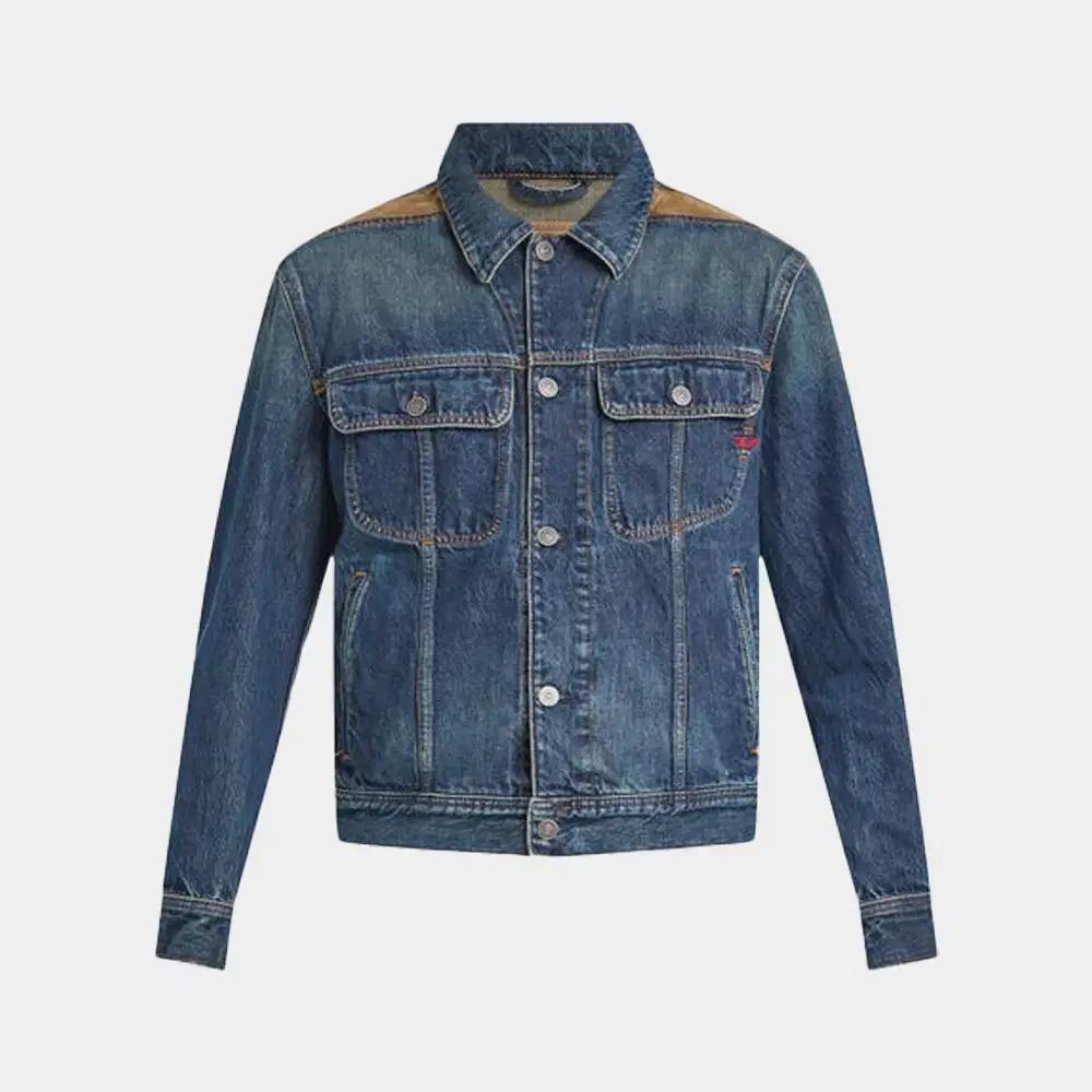 디젤 D-바르시 데님 자켓 네이비