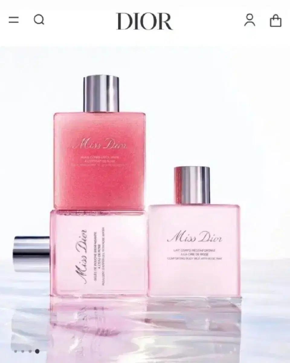 디올바디3종 퍼퓸, 바디로션 바디워시 바디오일 국문라벨 단순개봉